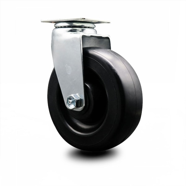 6 Inch Polyolefin Wheel Swivel Caster with Ball Bearing